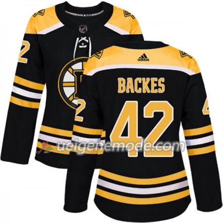 Dame Eishockey Boston Bruins Trikot David Backes 42 Adidas 2017-2018 Schwarz Authentic